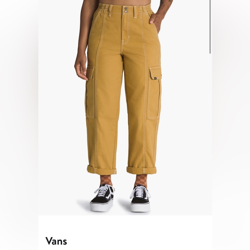 Vans Sidewalk Wide Leg Cargo Pants- large / XL
